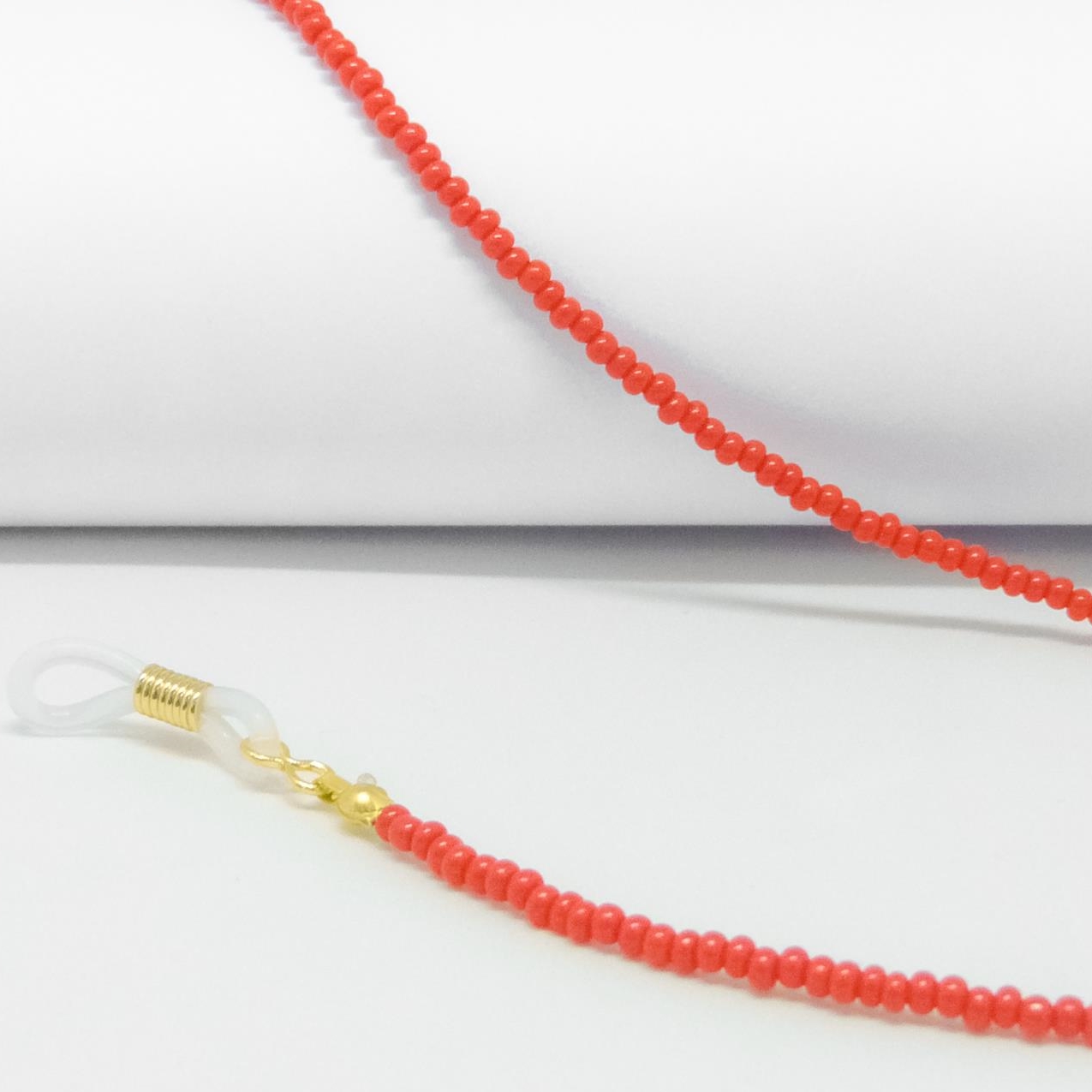 0100821-Cordão Miçanga Pequena Vermelho FLAG 9 - Contém 3 Peças  - ENTREGA IMEDIATA  - PRODUTO EM PROMOÇÃO