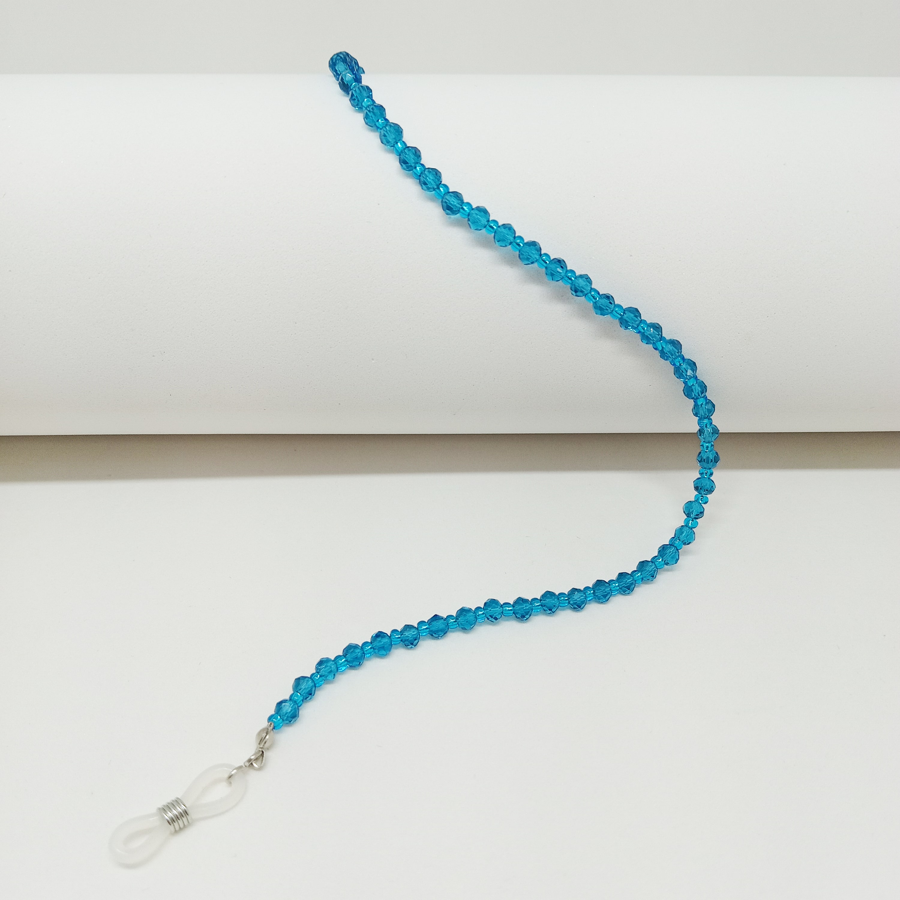 0101202-Cordão Cristal Clássico Azul Petroleo FLAG 9 - Contém 3 Peças  - ENTREGA IMEDIATA  - PRODUTO EM PROMOÇÃO