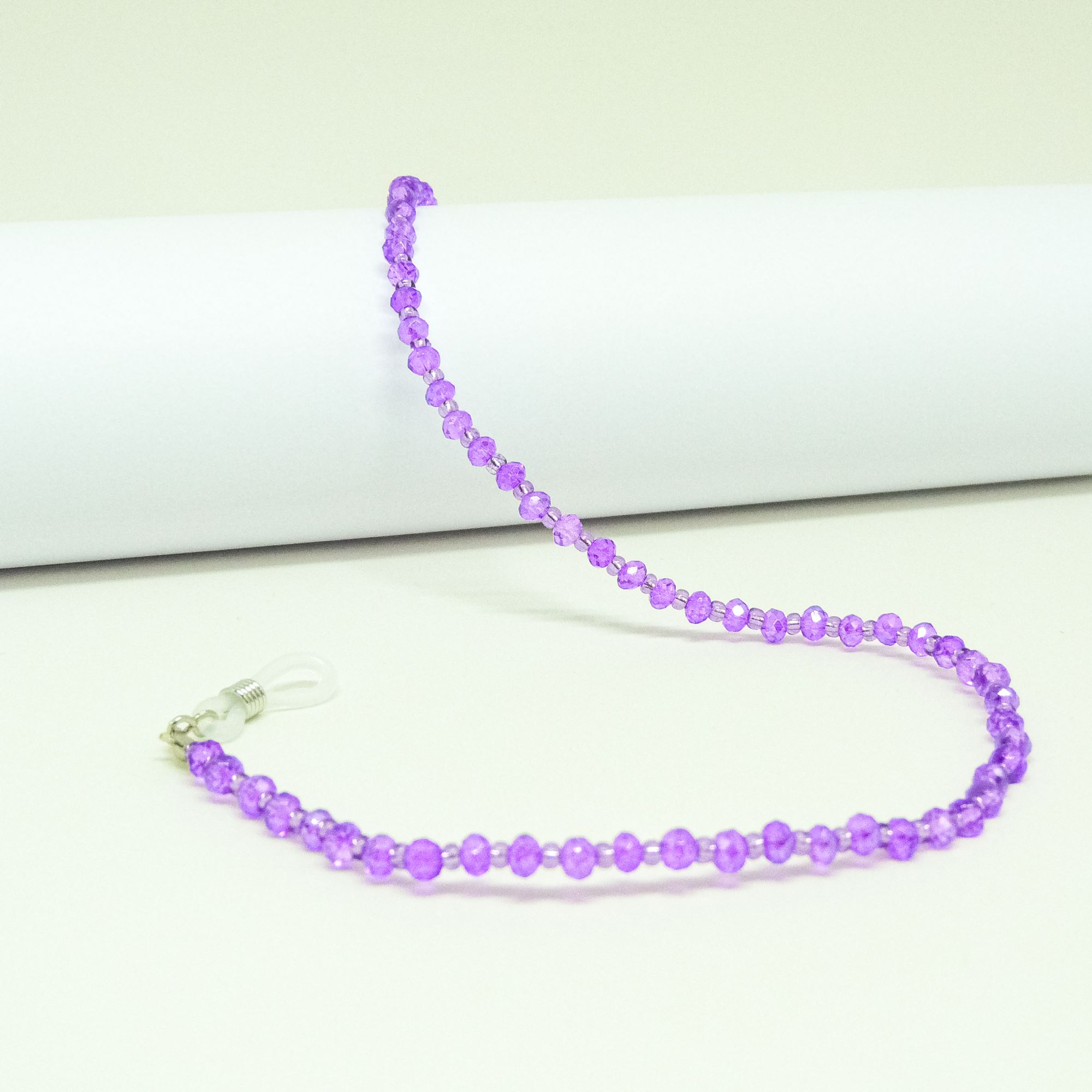 0101211-Cordão Cristal Clássico Roxo FLAG 9 - Contém 3 Peças  - ENTREGA IMEDIATA  - PRODUTO EM PROMOÇÃO