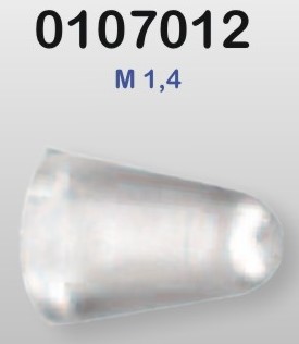 0107012-Protetor Capa Silicone 1,4mm - Contém 100 Peças  - ENTREGA IMEDIATA