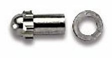 0200452-Porca Estrela Cega Longa 1,2x2,6x2,7mm - Contém 100 Peças  - ENTREGA IMEDIATA