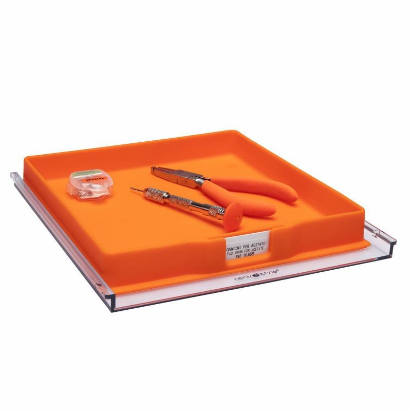 0201555-Suporte-Plaqueta Kit Mandril Alicate +Bandeja FLAG E - Contém 1 Peça  - SOB ENCOMENDA