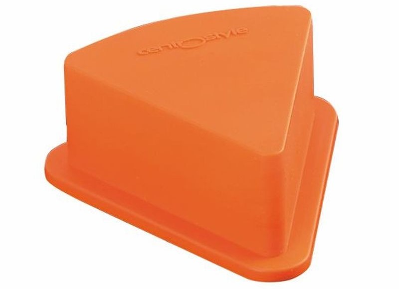 0202192-Suporte Triângulo Silicone Laranja Mod2192 - Contém 1 Peça  - ENTREGA IMEDIATA