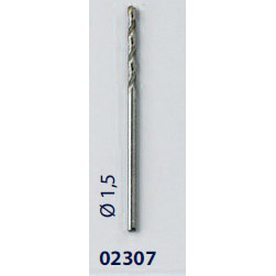 0202307-Broca Aço Helicoidal 1,5mm FLAG E - Contém 3 Peças  - SOB ENCOMENDA