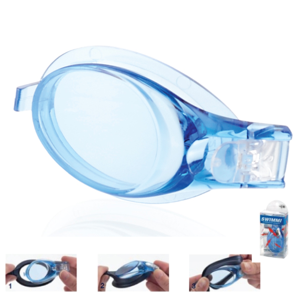 0255217-Ocular p/Óculos Natação Swimmi Soft Tam44 -5,00 FLAG E - Contém 1 Peça  - ENTREGA IMEDIATA
